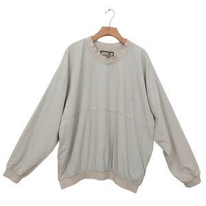 Dockers Jacket Mens XL Beige Lined Long Sleeve Golf Outwear Performance Casual